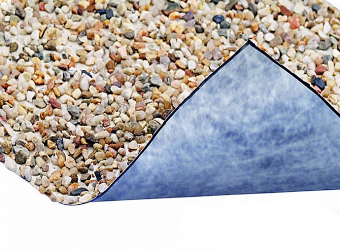 OASE Steinfolie Farbe granitgrau 0,4 m x 15 m für Bachlauf Teichfolie Teichrand 