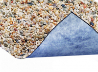TeichVision - Steinfolie sandfarben für Teichrand und Bachlauf- Maßanfertigung