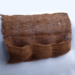 Pflanztasche Kokos ca. 100 cm breit mit 3 Taschen